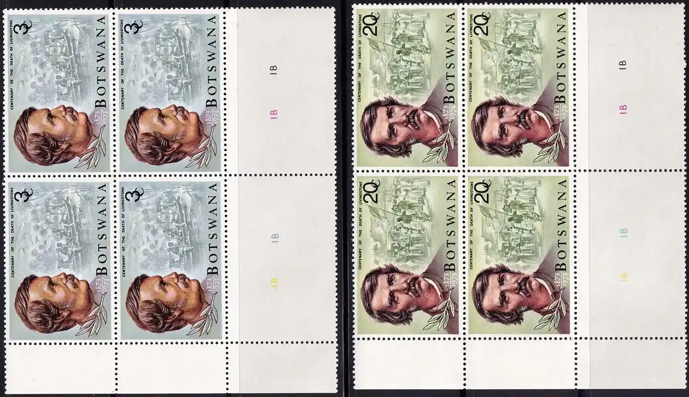 Botswana 1973 D.Livingstone (Block of 4)-MNH(**)