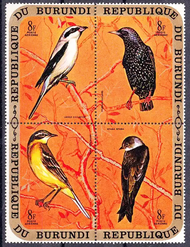 Burundi 1970 Airmail - Birds. MNH