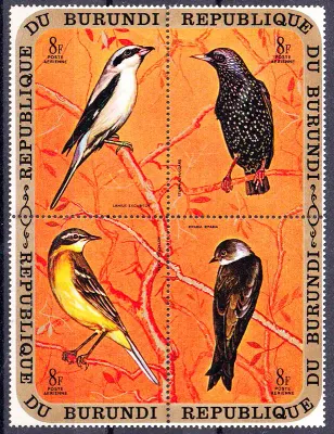 Burundi 1970 Airmail - Birds. MNH Burundi 1970 Airmail - Birds. MNH