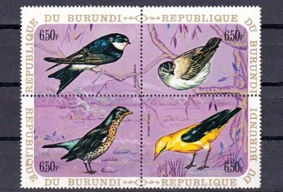 Burundi 1970 - Birds. MNH Burundi 1970 - Birds. MNH