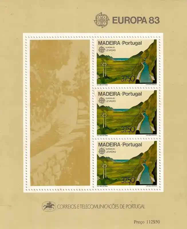 Portugal Madeira 1983 EUROPA Stamps - Inventions (SS/3v). MNH**