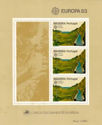 Portugal Madeira 1983 EUROPA Stamps - Inventions (SS/3v). MNH** Portugal Madeira 1983 EUROPA Stamps - Inventions (SS/3v). MNH**
