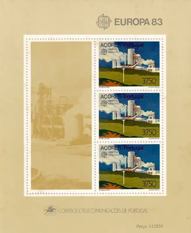 Portugal Azores 1983 EUROPA Stamps - Inventions (SS/3v). MNH**