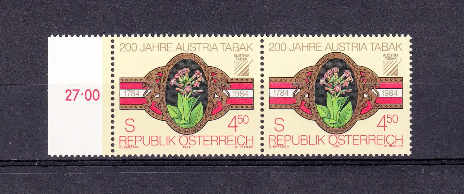 Austria 1984 The 200th Anniv of Austria Tabak. MNH (**)