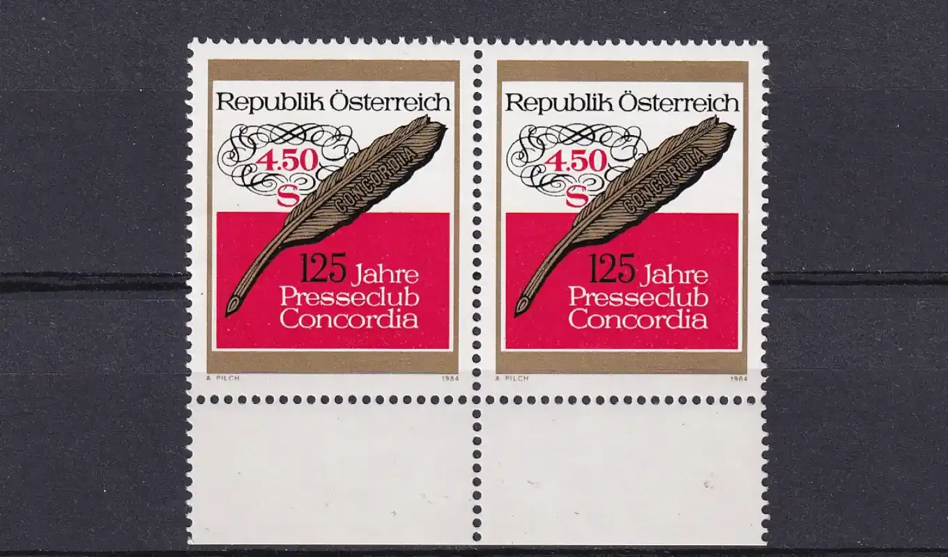 Austria 1984 The 125th Anniv of Presseclub Concordia. MNH (**)