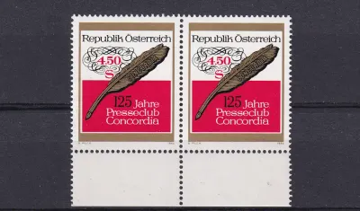 Austria 1984 The 125th Anniv of Presseclub Concordia. MNH (**) Austria 1984 The 125th Anniv of Presseclub Concordia. MNH (**)
