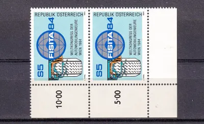 Austria 1984 FISITA World Automotive Congress - Vienna 1984. MNH (**) Austria 1984 FISITA World Automotive Congress - Vienna 1984. MNH (**)