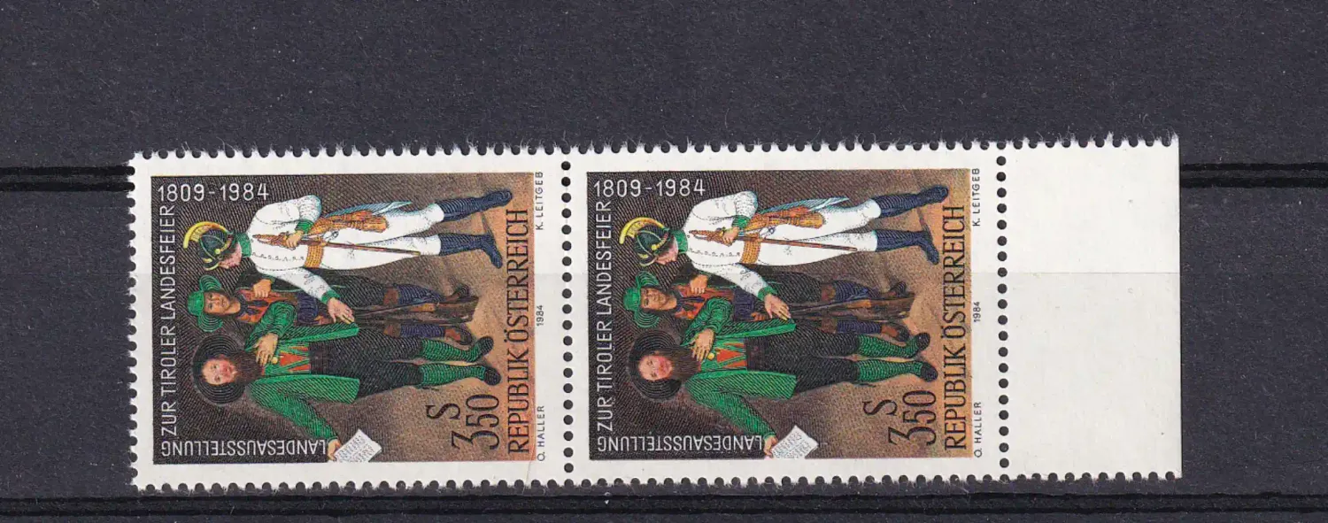Austria 1984 Provincial Exhibition on the Tyrolean Anniv 1809 - 1984. MNH (**)