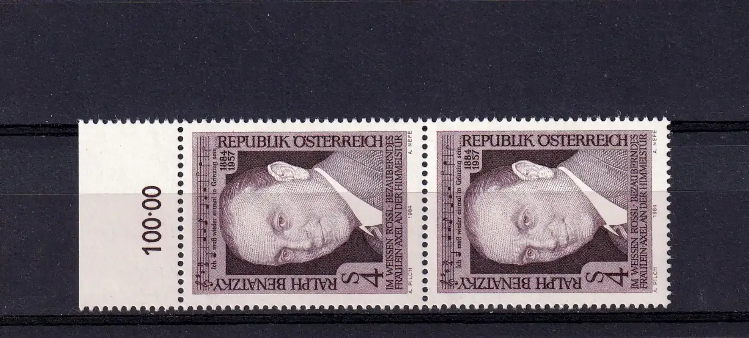 Austria 1984 The 100th Anniv of Ralph Benatzky. MNH (**)