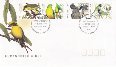 Australia 1998 World Wildlife Fund - FDC Australia 1998 World Wildlife Fund - FDC