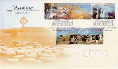 Australia 1998 Farming- FDC Australia 1998 Farming- FDC