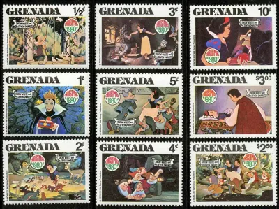 Grenada 1980 Christmas - Scenes from Walt Disney's "Snow White and the Seven Dwarfs"- MNH(**) Grenada 1980 Christmas - Scenes from Walt Disney's "Snow White and the Seven Dwarfs"- MNH(**)