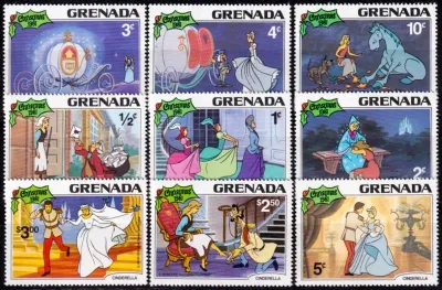 Grenada 1981 Christmas - Disney, Cinderella- MNH(**) Grenada 1981 Christmas - Disney, Cinderella- MNH(**)
