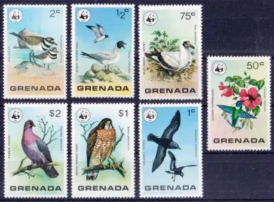 Grenada 1978 Wild Birds of Grenada (WWF) - MNH(**) Grenada 1978 Wild Birds of Grenada (WWF) - MNH(**)