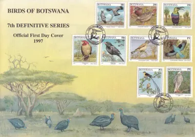 Botswana 1997 Defs/Birds. FDC x 2 Botswana 1997 Defs/Birds. FDC x 2