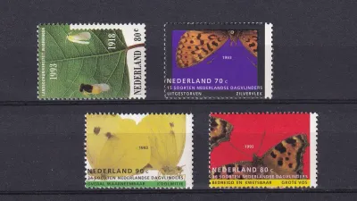 Netherlands 1993 Butterflies. MNH