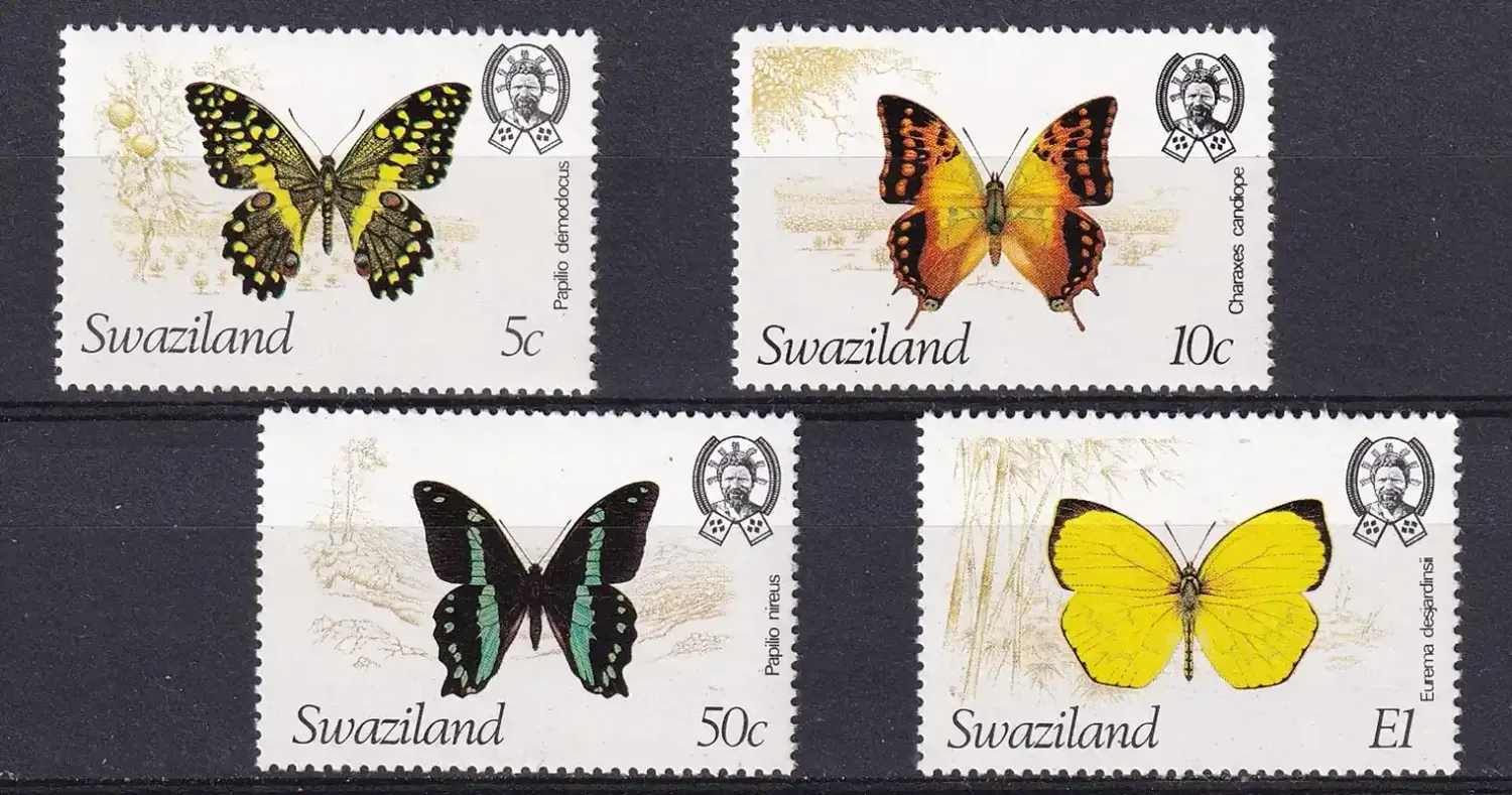Swaziland 1982 Butterflies. MNH
