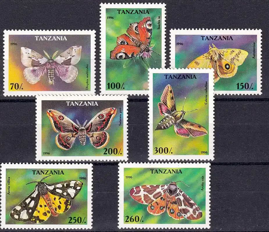 Tanzania 1996 Butterflies. MNH(**)