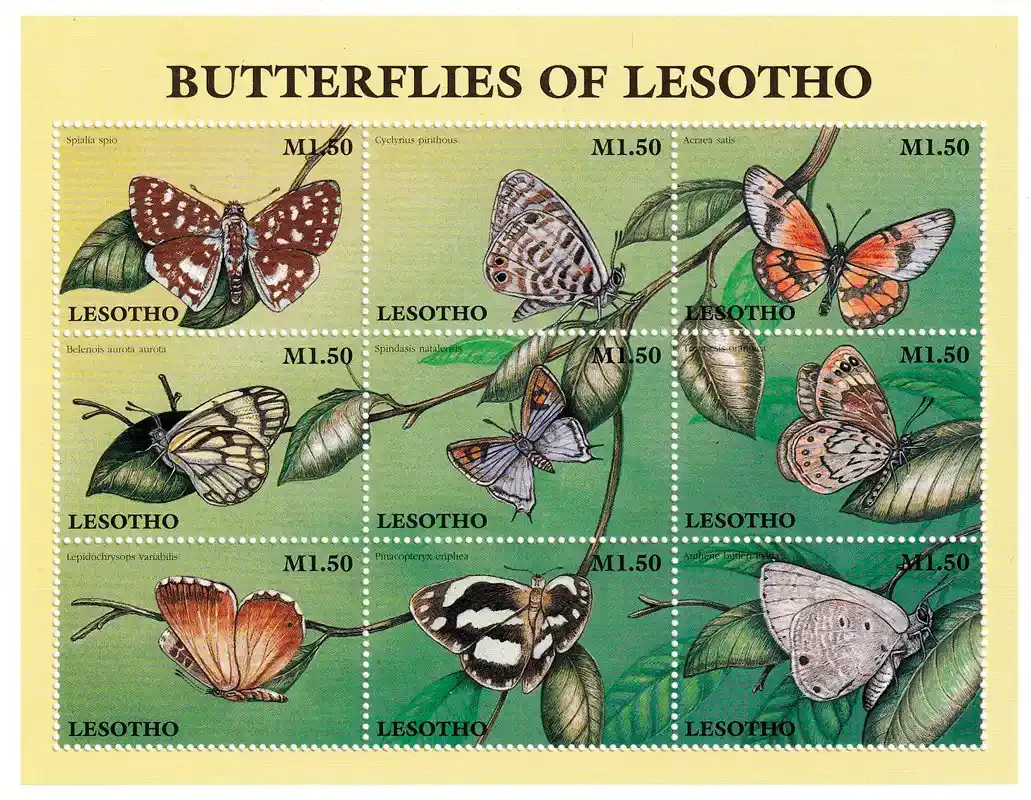 Lesotho 1997 Butterflies. MNH(**)