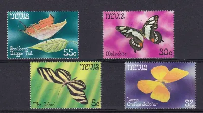 Nevis 1982 Butterflies. MNH (**) Nevis 1982 Butterflies. MNH (**)