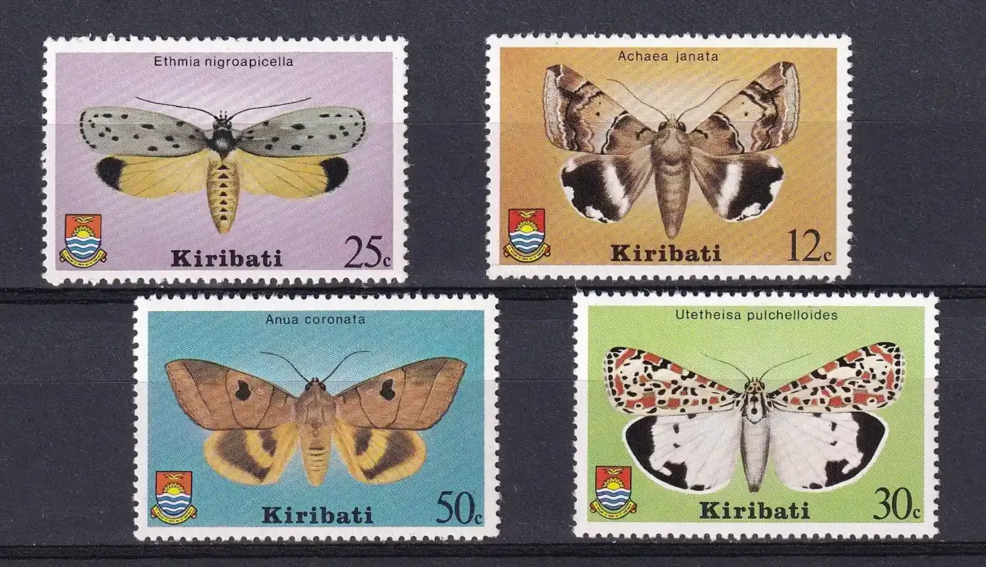 Kiribati 1980 Moths. MNH (**) Kiribati 1980 Moths. MNH (**)