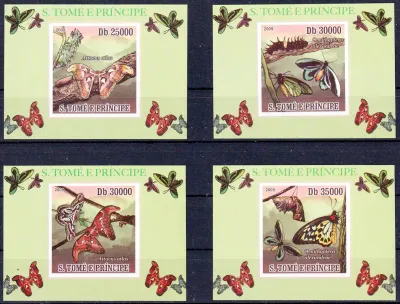 São Tomé and Príncipe 2009 World Environment Day - Butterflies, Proofs. MNH (**)