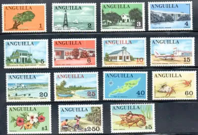 Anguilla 1967 Local Motifs Definitive. MNH(**)