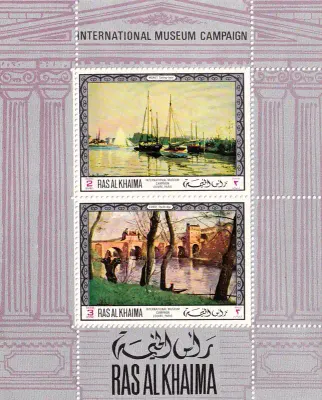 United Arab Emirates (Ras Al-Khaimah) 1968 Paintings from the National Gallery, London. MNH(**)