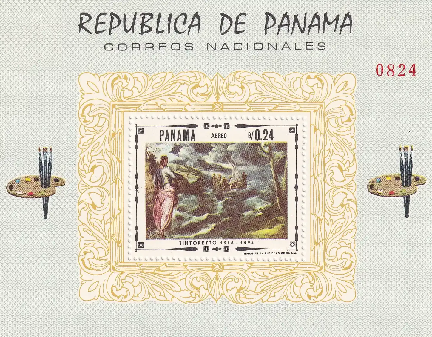 Panama 1968 Religious Art (SS). MNH(**)