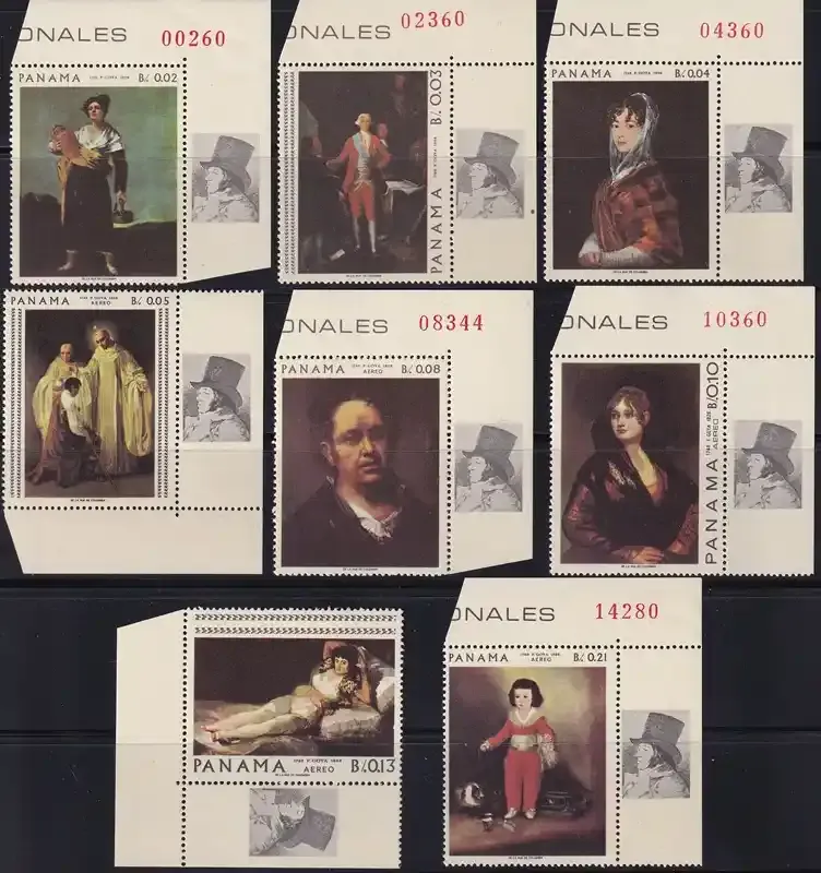 Panama 1967 Paintings of Francisco Goya. MNH(**)