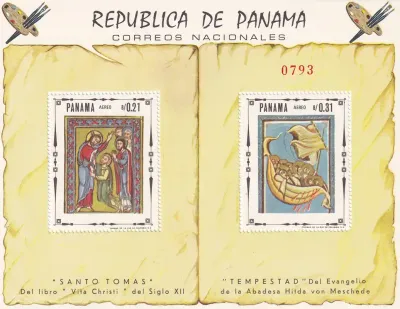 Panama 1968 Religious Art (SS). MNH(**)