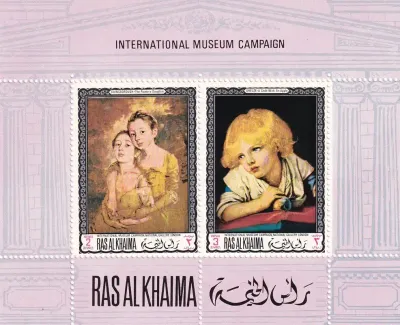 United Arab Emirates (Ras Al-Khaimah) 1968 Paintings from the National Gallery, London. MNH(**)