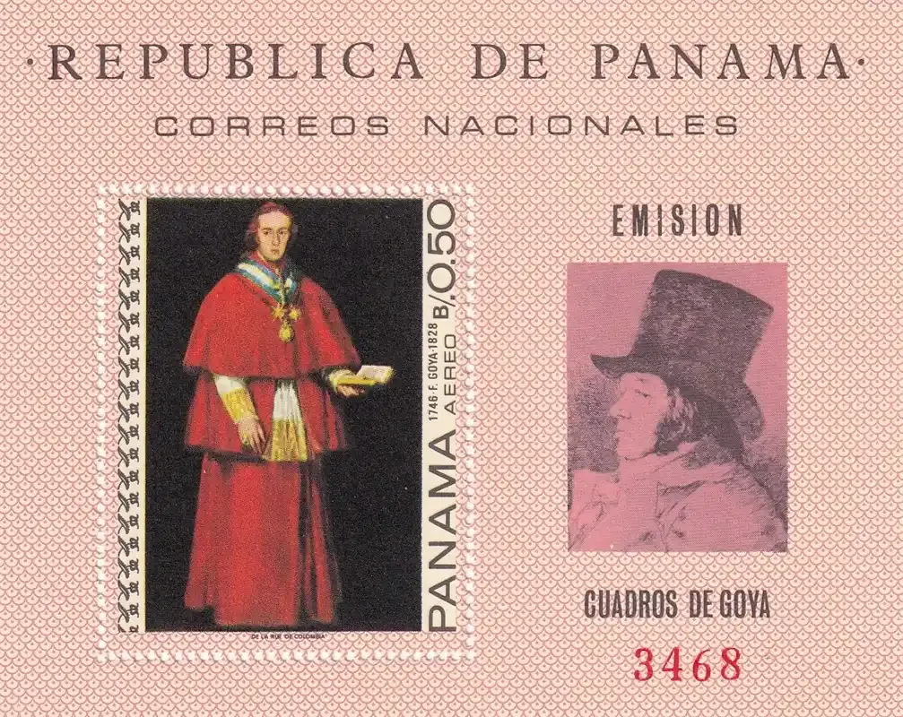 Panama 1967 Airmail - Paintings of Francisco Goya (SS). MNH(**)