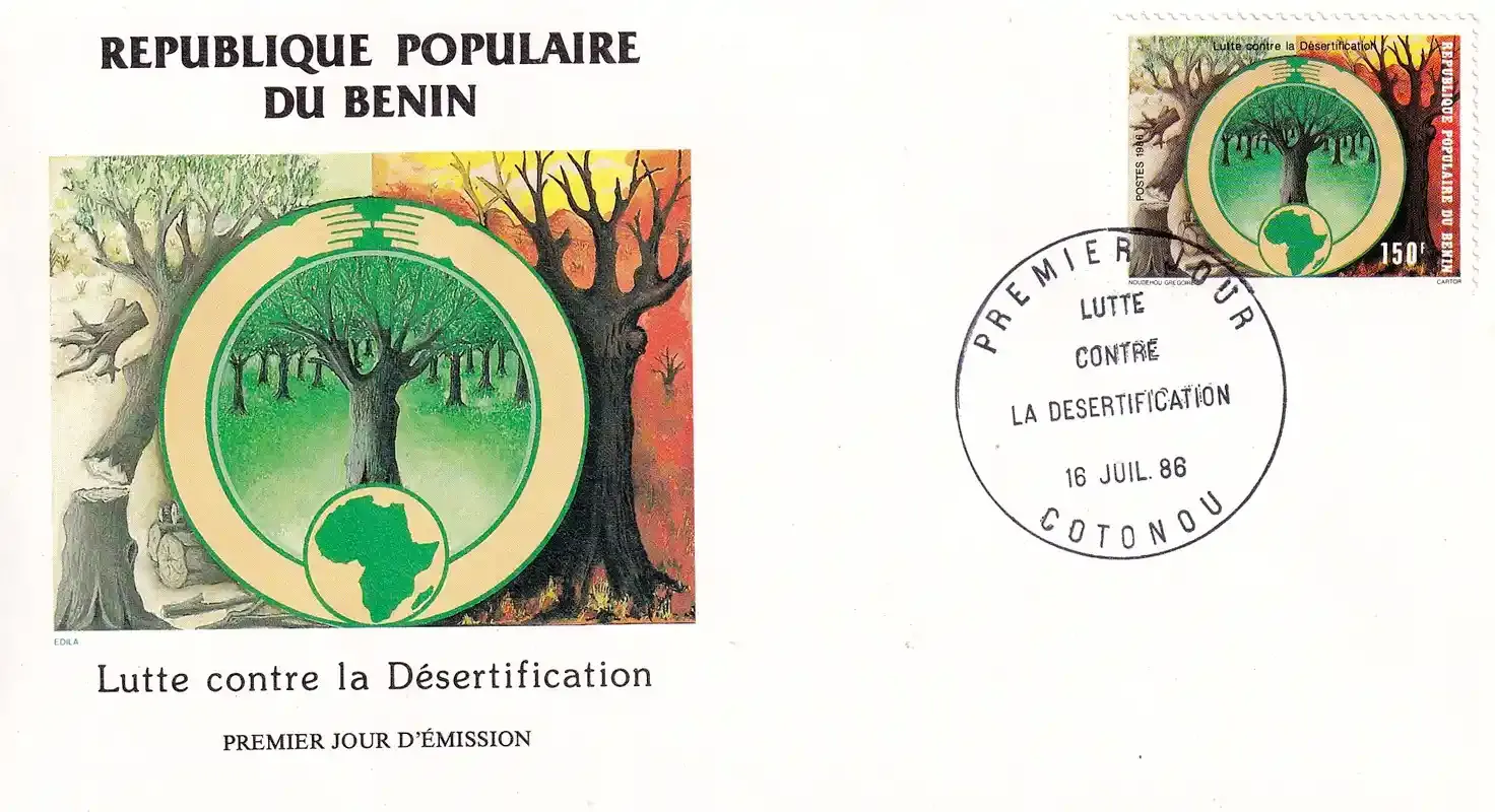 Benin 1986 Anti-desertification Campaign. FDC