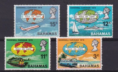 Bahamas 1970 Goodwill Caravan - Peace on Earth. MNH (**)