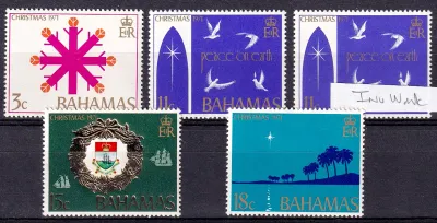 Bahamas 1971 Christmas. MLH *