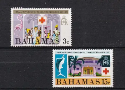 Bahamas 1970 The 100th Anniv of British Red Cross. MLH (*)