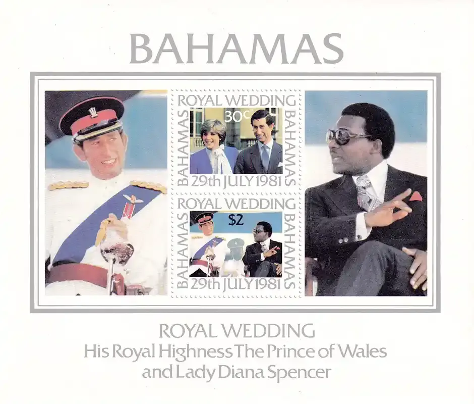 Bahamas 1981 Royal Wedding of Prince Charles and Lady Diana Spencer. MNH (**)