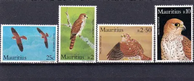 Mauritius 1984 Mauritius Kestrel, Birds. MNH(**) Mauritius 1984 Mauritius Kestrel, Birds. MNH(**)