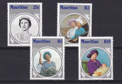 Mauritius 1985 The 85th Anniversary of the Birth of Queen Elizabeth the Queen Mother. MNH(**) Mauritius 1985 The 85th Anniversary of the Birth of Queen Elizabeth the Queen Mother. MNH(**)