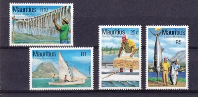 Mauritius 1983 Fishing. MNH(**) Mauritius 1983 Fishing. MNH(**)