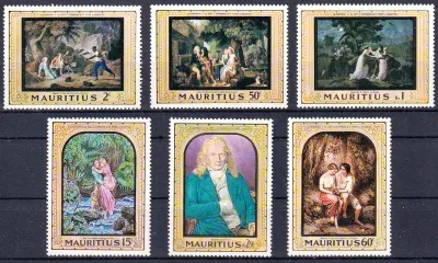Mauritius 1968 The 200th Anniv of Bernardin de St. Pierre's Visit to the Island of Mauritius. MNH(**) Mauritius 1968 The 200th Anniv of Bernardin de St. Pierre's Visit to the Island of Mauritius. MNH(**)