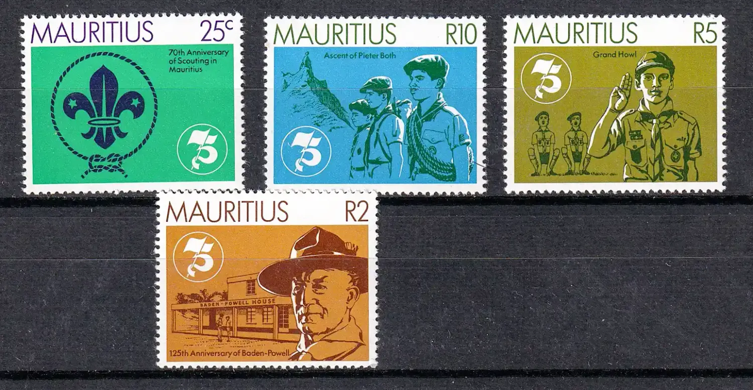 Mauritius 1982 Anniversary of the Scout Movement. MNH(**) Mauritius 1982 Anniversary of the Scout Movement. MNH(**)