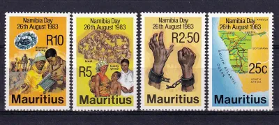 Mauritius 1983 Namibia Day. MNH(**) Mauritius 1983 Namibia Day. MNH(**)