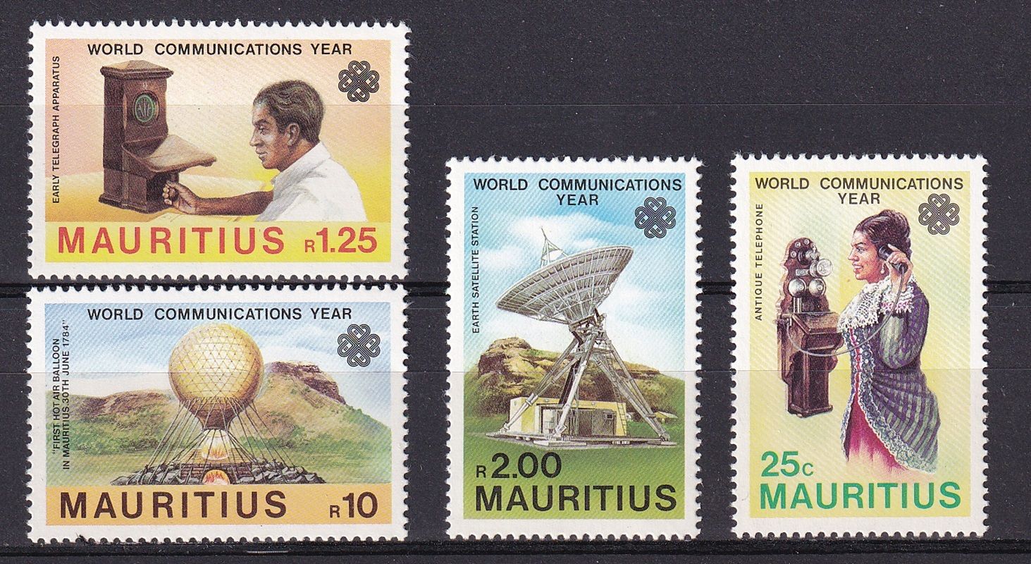 Mauritius 1983 World Communications Year. MNH(**)