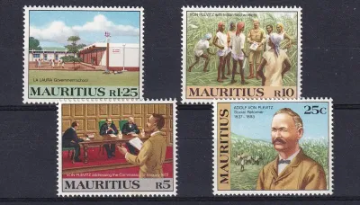 Mauritius 1983 The 125th Anniversary of the Arrival in Mauritius of Adolf von Plevitz. MNH(**) Mauritius 1983 The 125th Anniversary of the Arrival in Mauritius of Adolf von Plevitz. MNH(**)