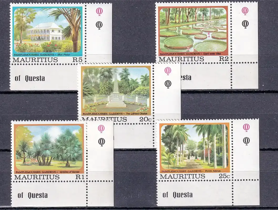 Mauritius 1980 Botanical Gardens. MNH(**)