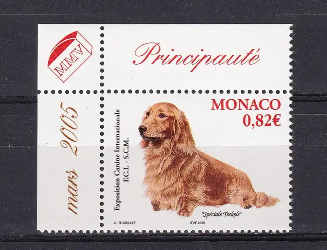 Monaco 2005 International Dog Show, Monte Carlo-MNH(**)