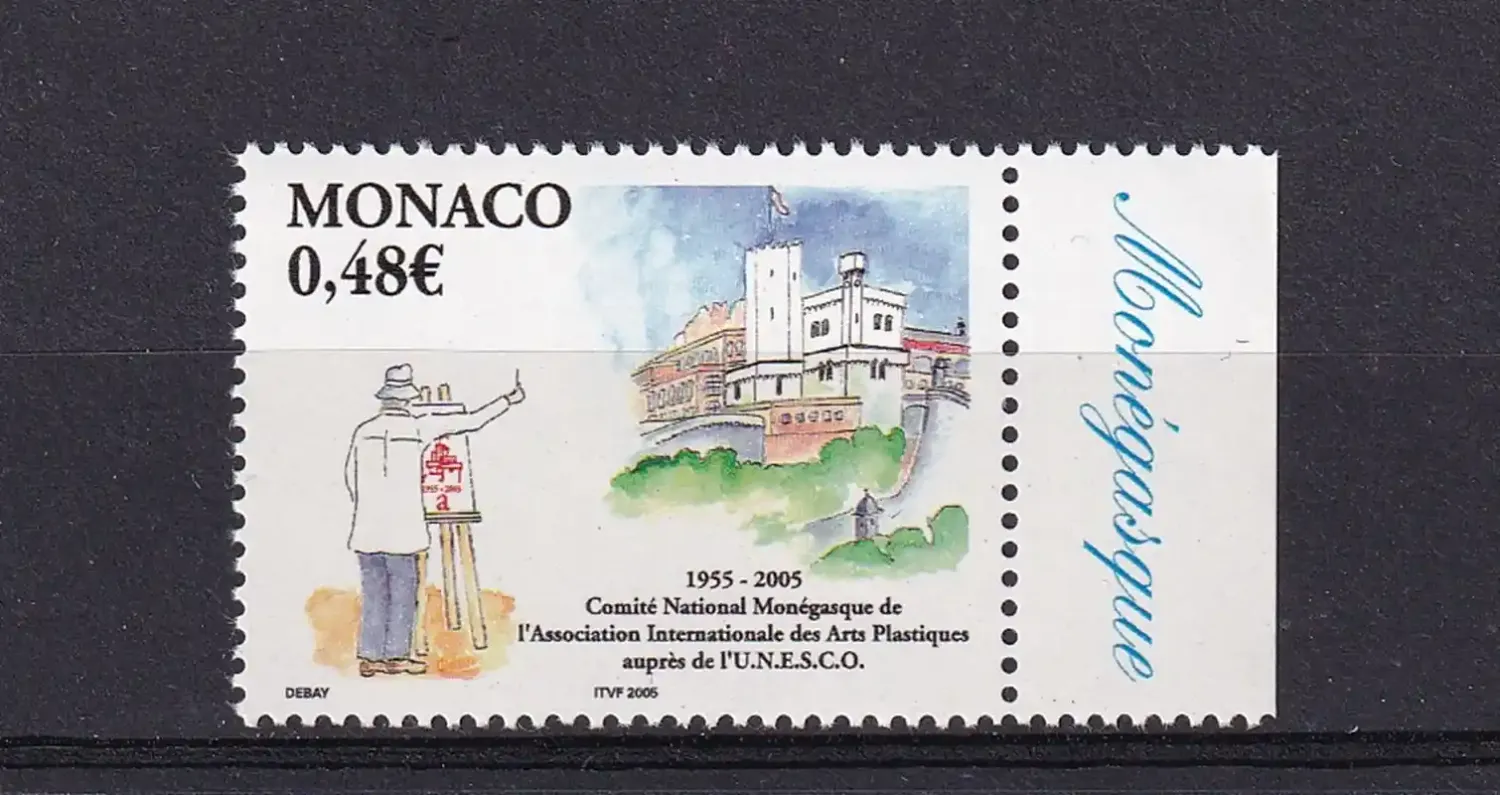Monaco 2005 The 50th Anniv of the National Centre for Plastic Art-MNH(**)