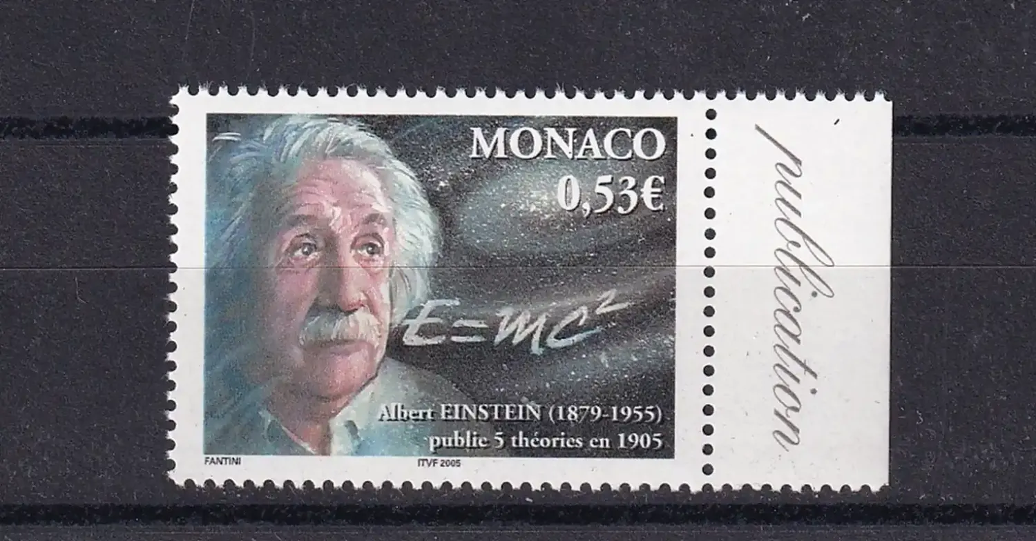 Monaco 2005 The 50th Anniv of the Death of Albert Einstein, 1879-1955-MNH(**)